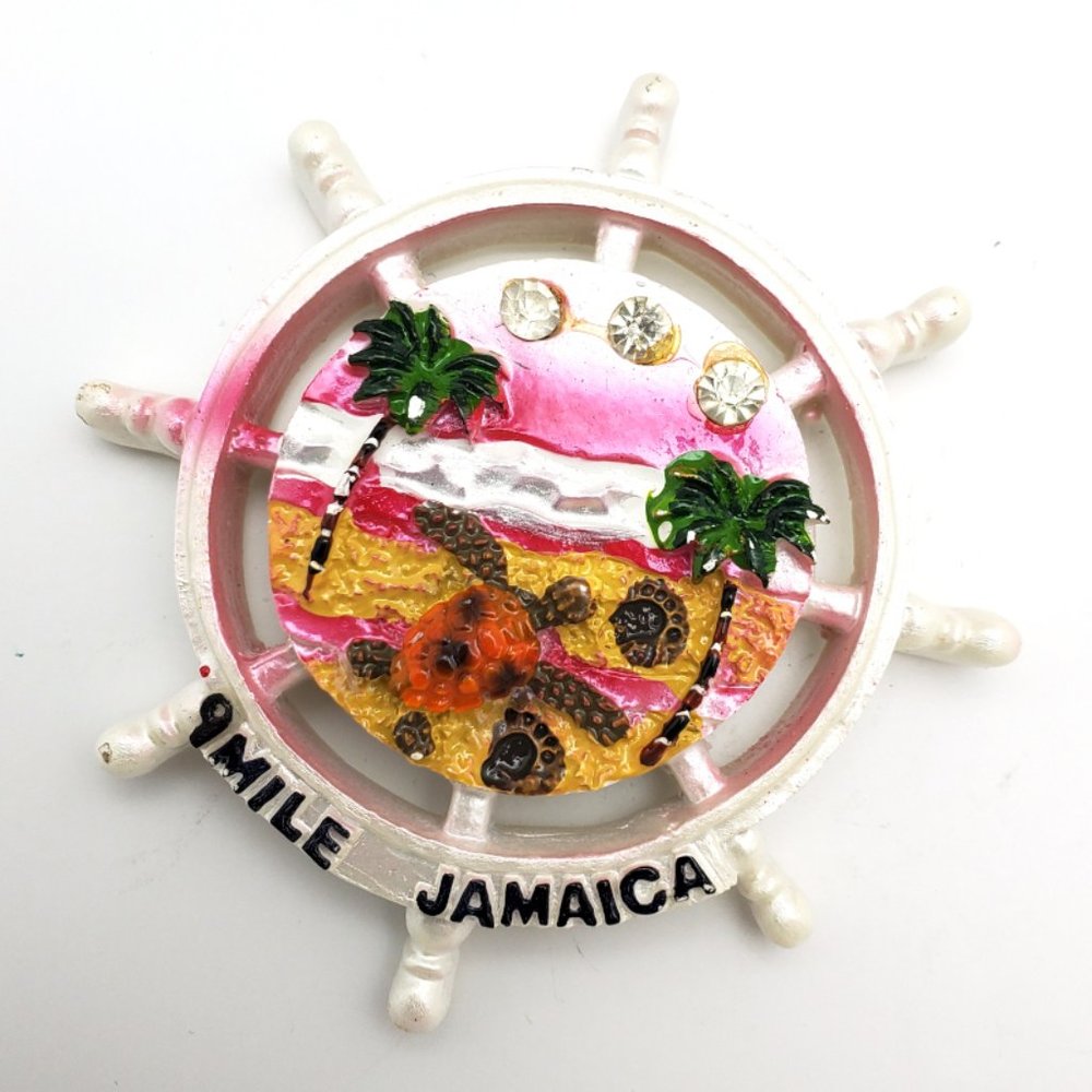 Nine Mile Jamaica 3D Travel Fridge Magnet Souvenir‎